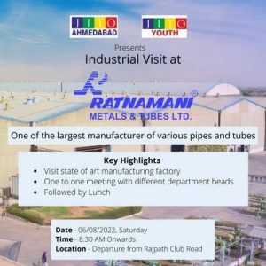 Industrial Visit – Ratnamani Metals& Tubes Ltd.