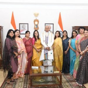 Meet with Governer of Gujarat H. E. Dr. Acharya Devvrat ji