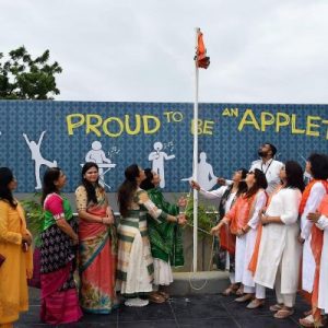 Flag hoisting & Tree plantation