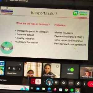 4 sessions of Export Import