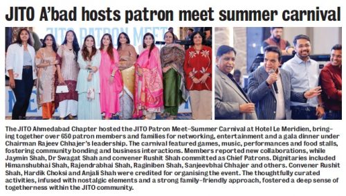 22nd April 2026, Jito Patron Meet